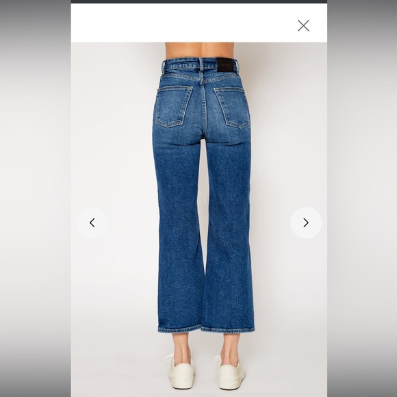 NOEND Queen Wide Leg Crop Jeans in Kingman - Picture 2 of 7